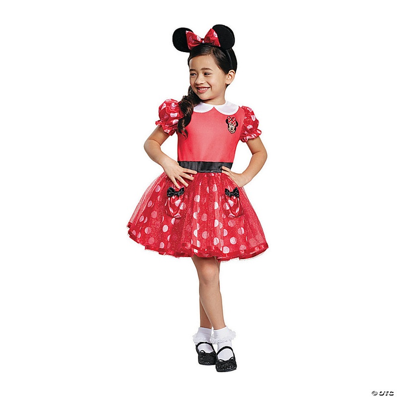 Toddler Girls Red Minnie Mouse Costume Dress