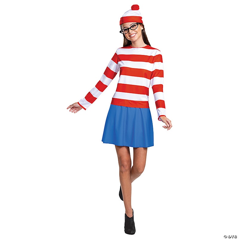Womens Classic Wheres Waldo Wenda Costume
