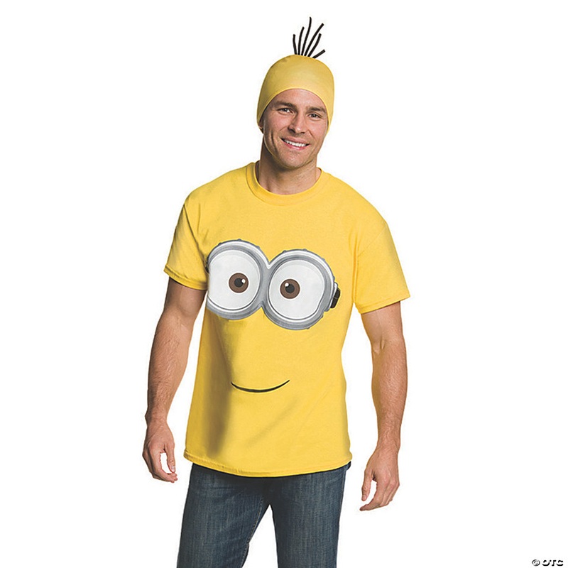 Adults Minions T-Shirt & Headpiece Costume
