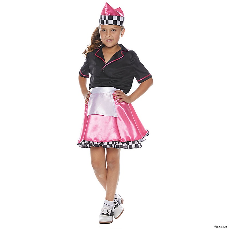 Girl's 50s Car Hop Costume