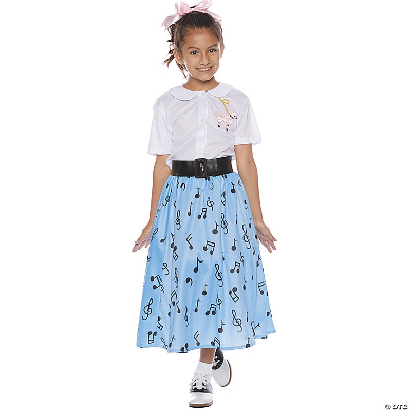 Girl's 50s Skirt Costume