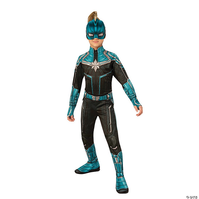 Girl's Economy Captain Marvel Kree Costume