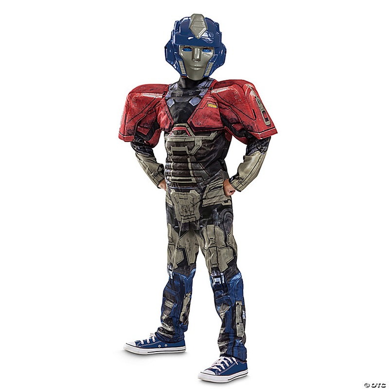 Kids Classic Muscle Transformers One Optimus Prime/Orion Pax Costume