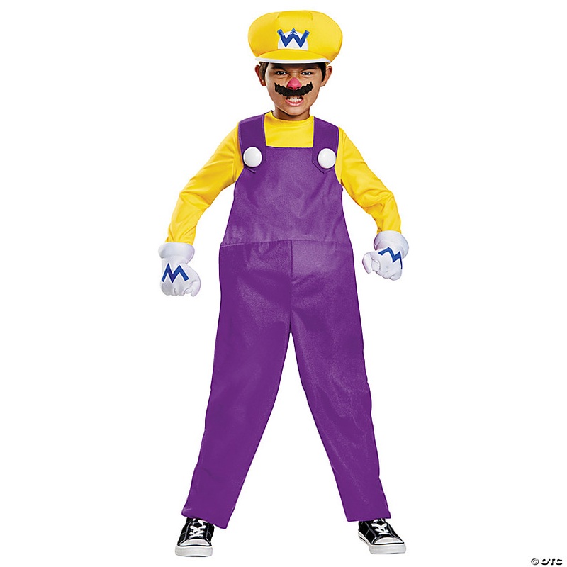 Kids Deluxe Super Mario Bros. Wario Costume