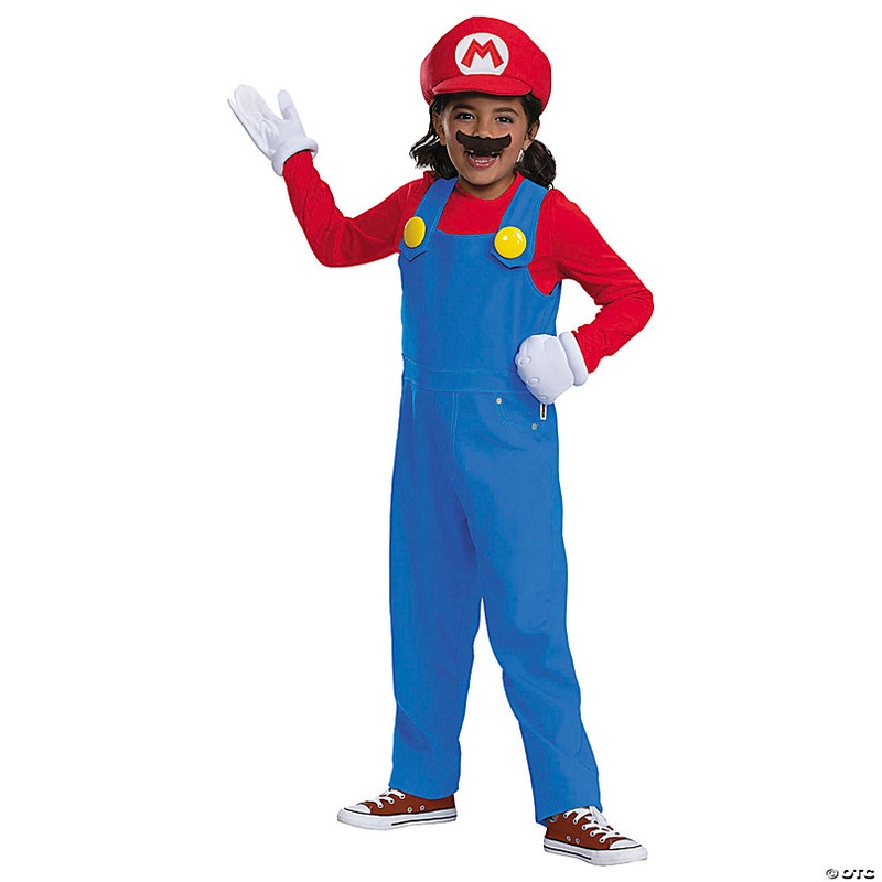 Kids Elevated Super Mario Bros. Mario Costume