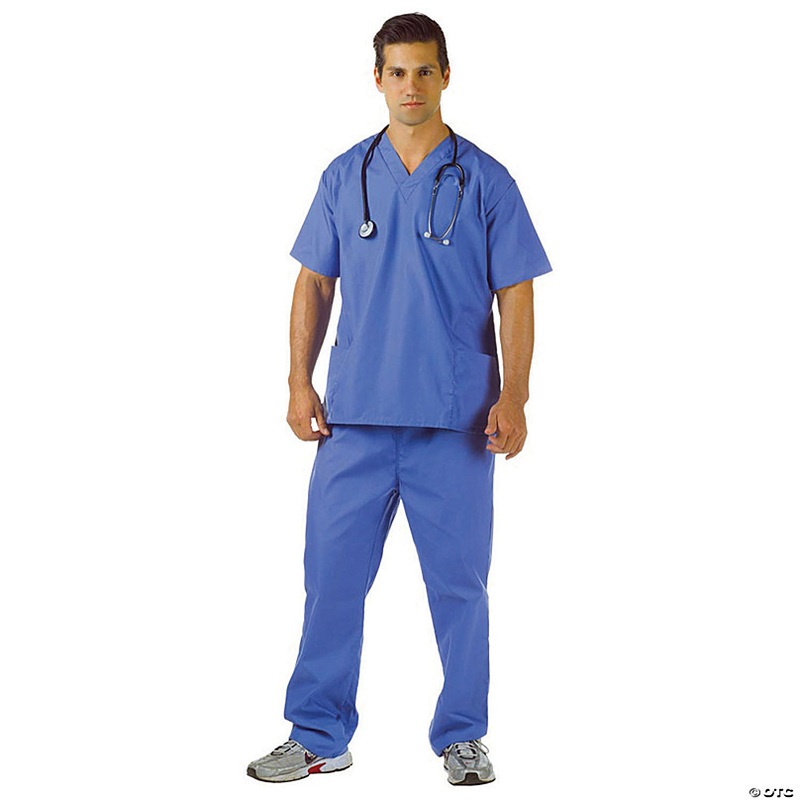 Men's Blue Scrubs Costume