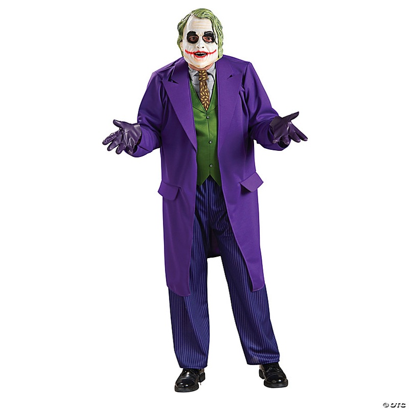 Men's Deluxe The Dark Knight Trilogy Joker Costume