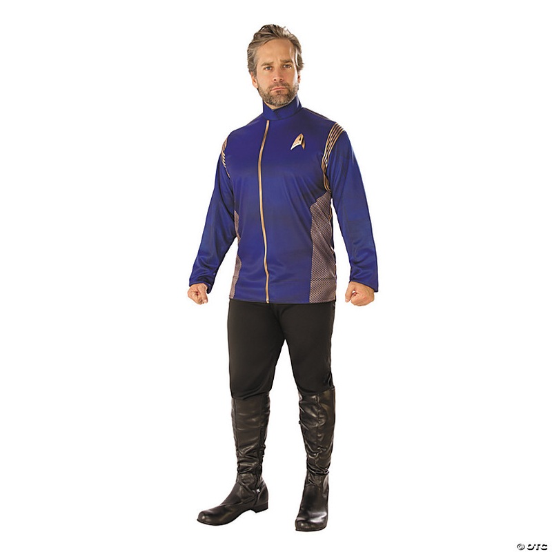 Mens Star Trek: Discovery Command Uniform Costume Top