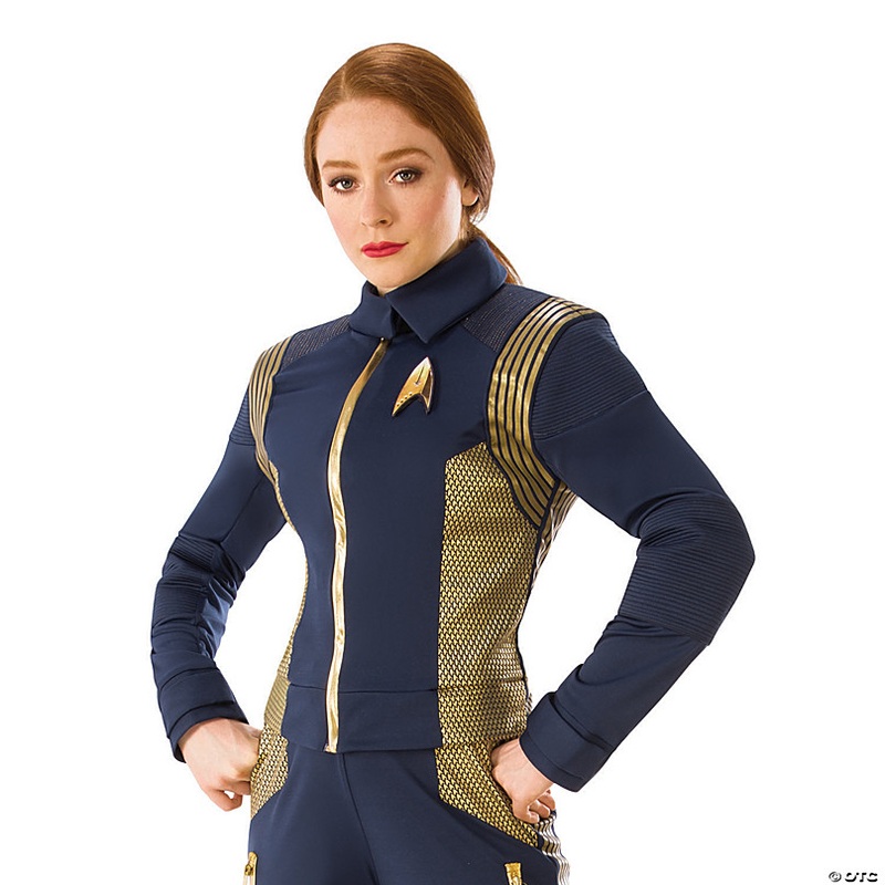 Womens Star Trek: Discovery Gold Command Uniform Costume