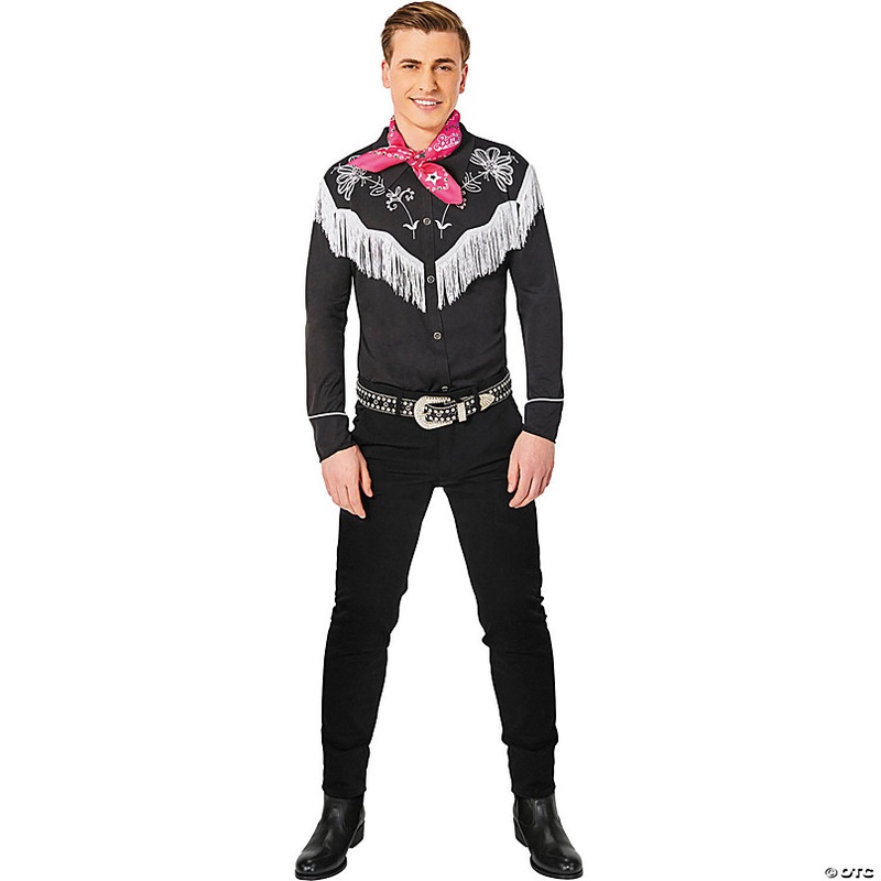 Adults Barbie Movie Black & White Western Ken Costume