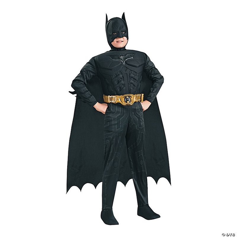 Boy's Deluxe Muscle Chest Dark Knight Batman Costume