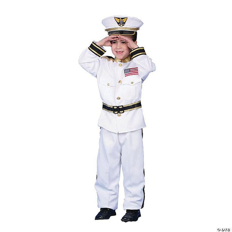 Boy's Navy Admiral Costume