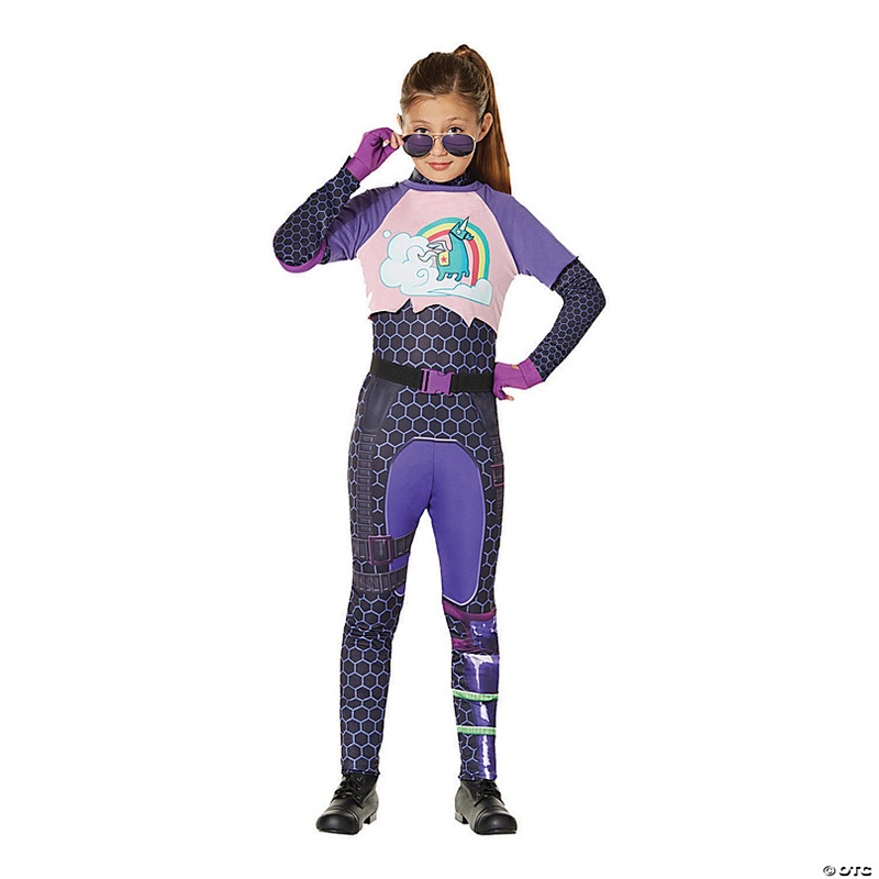 Girl's Fortnite Brite Bomber Costume