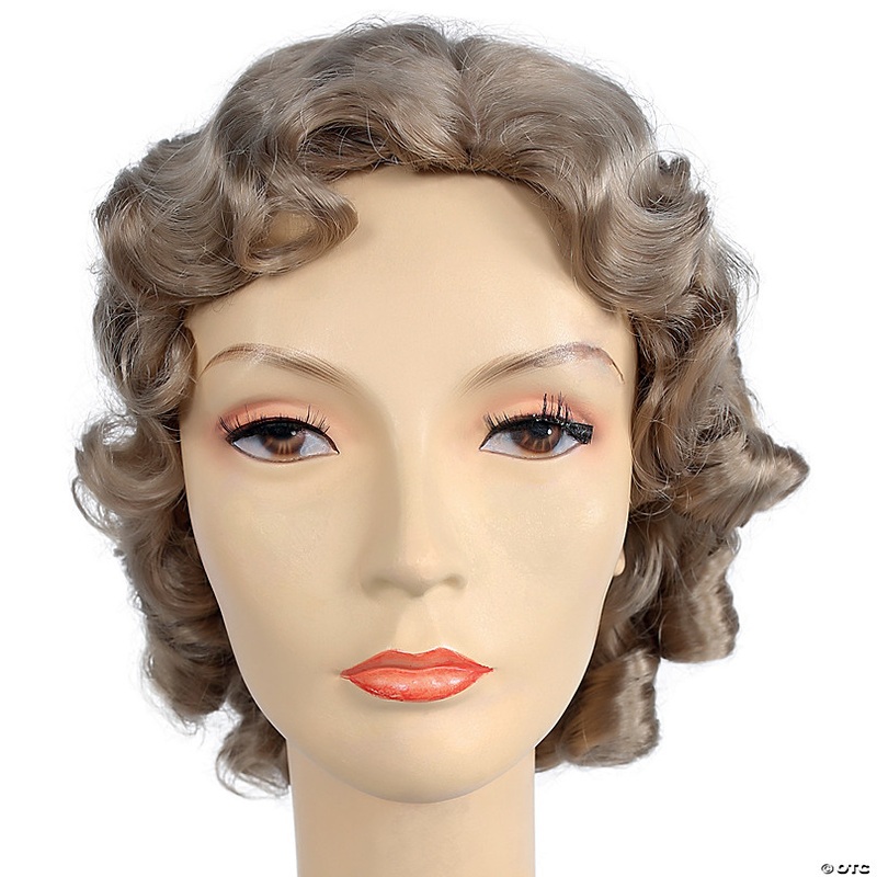 Adults 1930's Long Finger Wave Fluff Wig