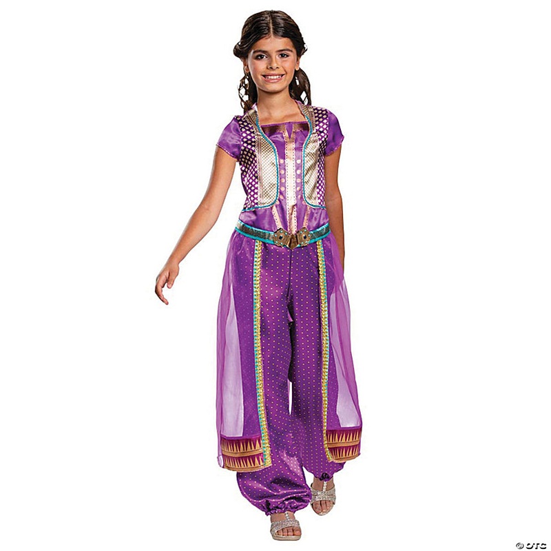 Girl's Classic Aladdin Live Action Purple Jasmine Costume
