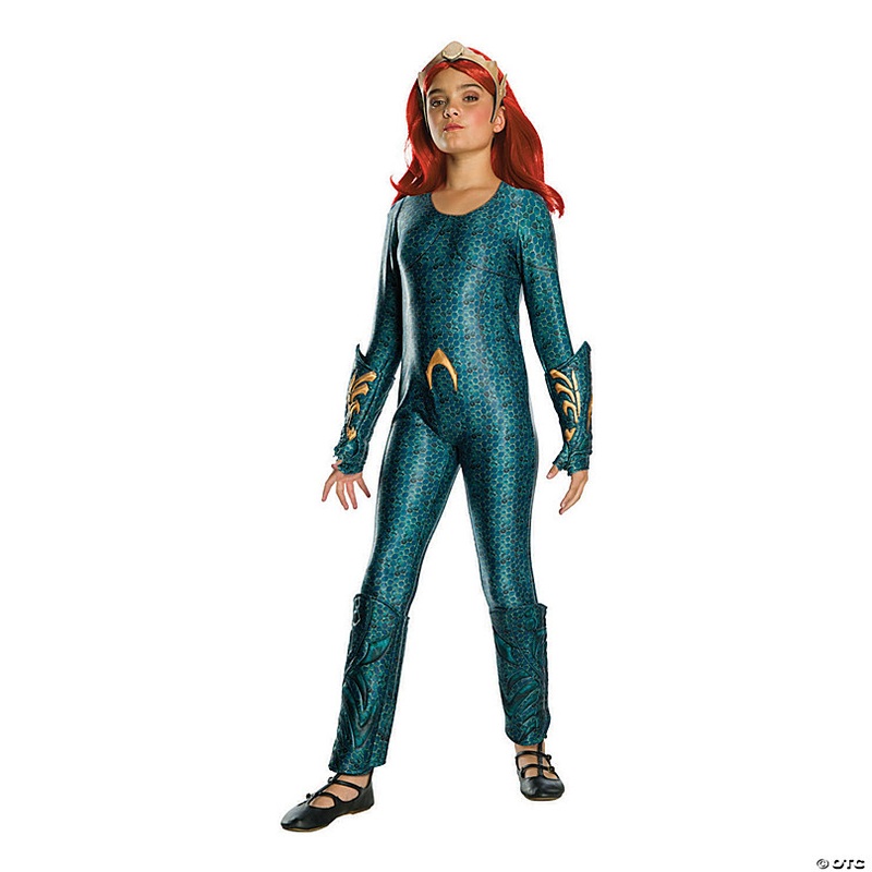 Girls Deluxe Aquaman Mera Costume