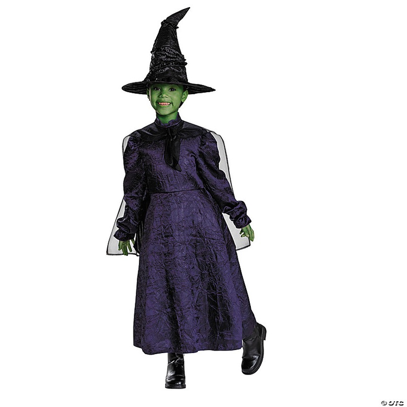 Kids Adaptive Wicked Elphaba Dress Costume