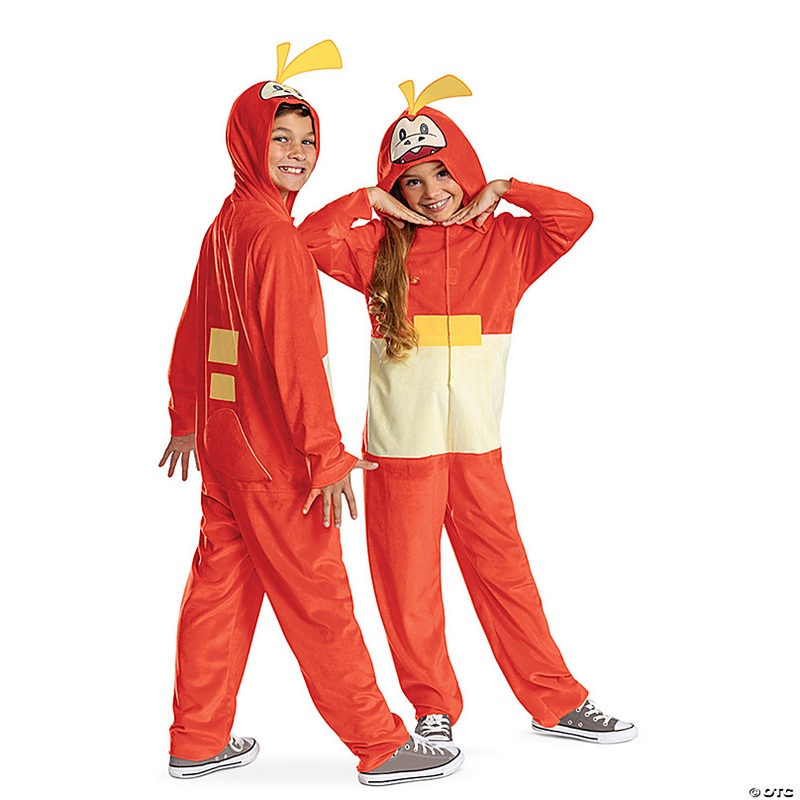 Kids Classic Pokmon Fuecoco Hooded Jumpsuit Costume