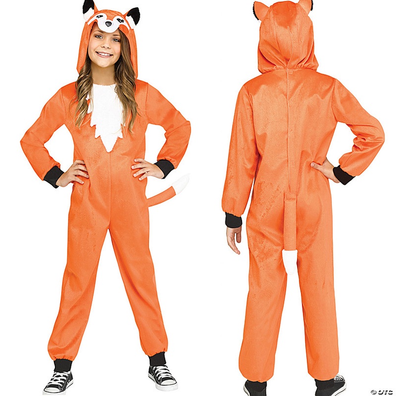Kids Fox Jumpsuit Costume