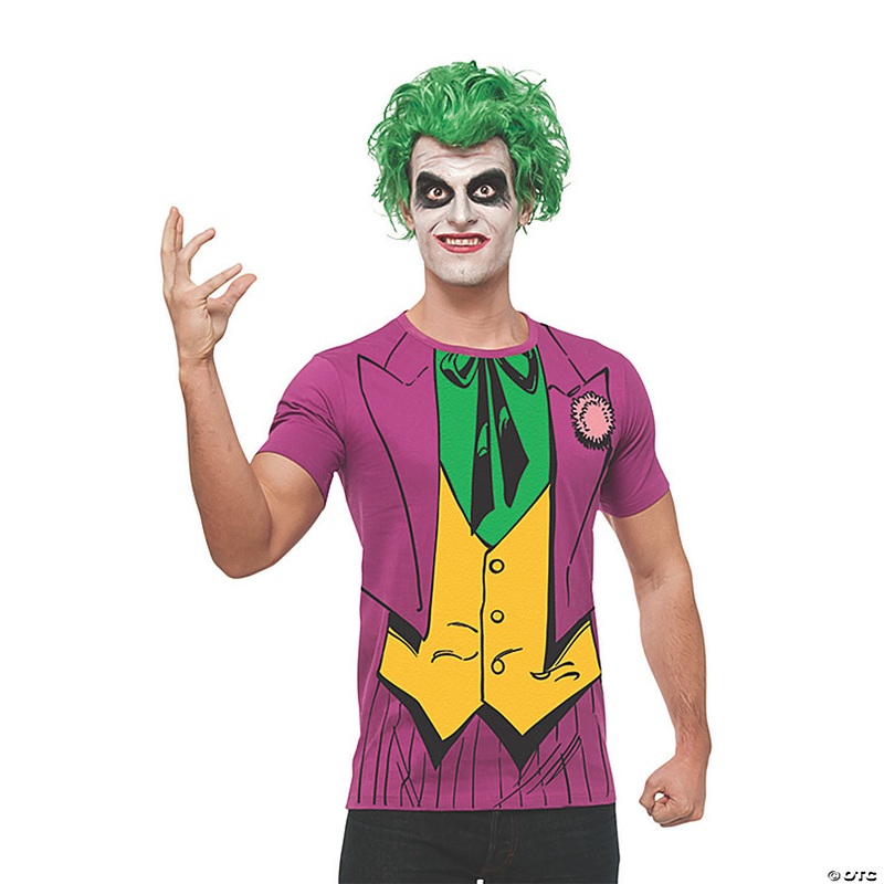 Mens Joker T-Shirt Costume