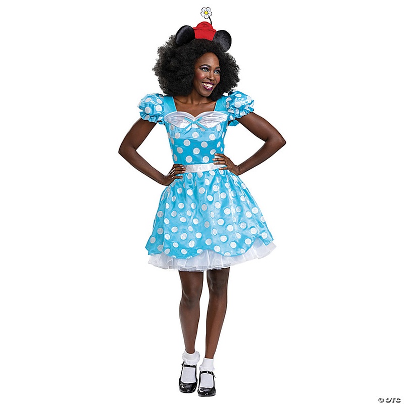 Womens Deluxe Vintage Minnie Mouse Costume