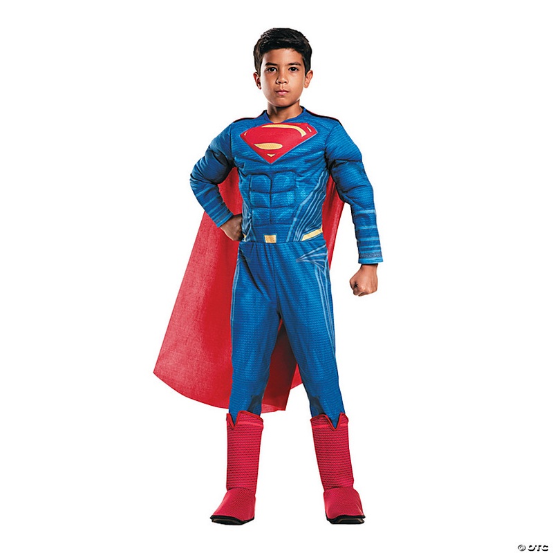 Boy's Deluxe Muscle Chest Batman v. Superman: Dawn of Justice Superman Costume