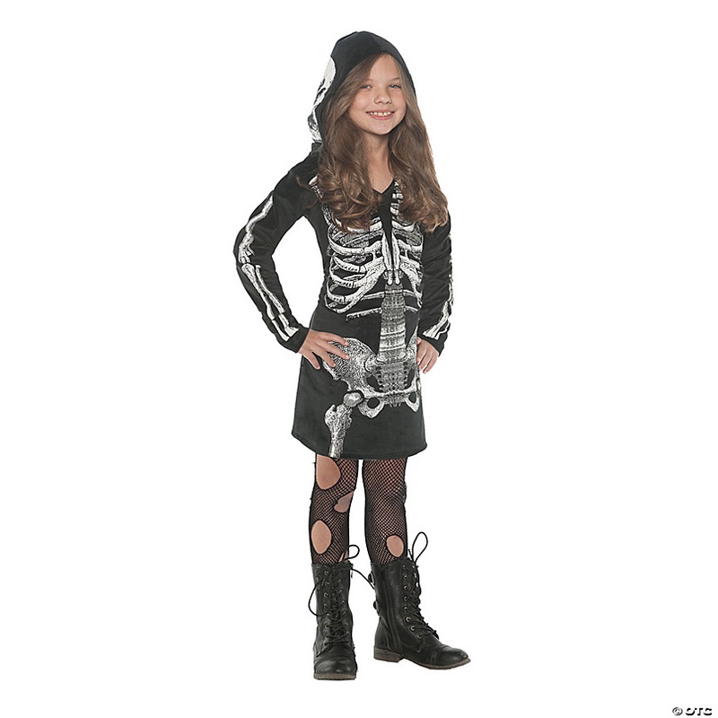Girl's Bones Dress Costume