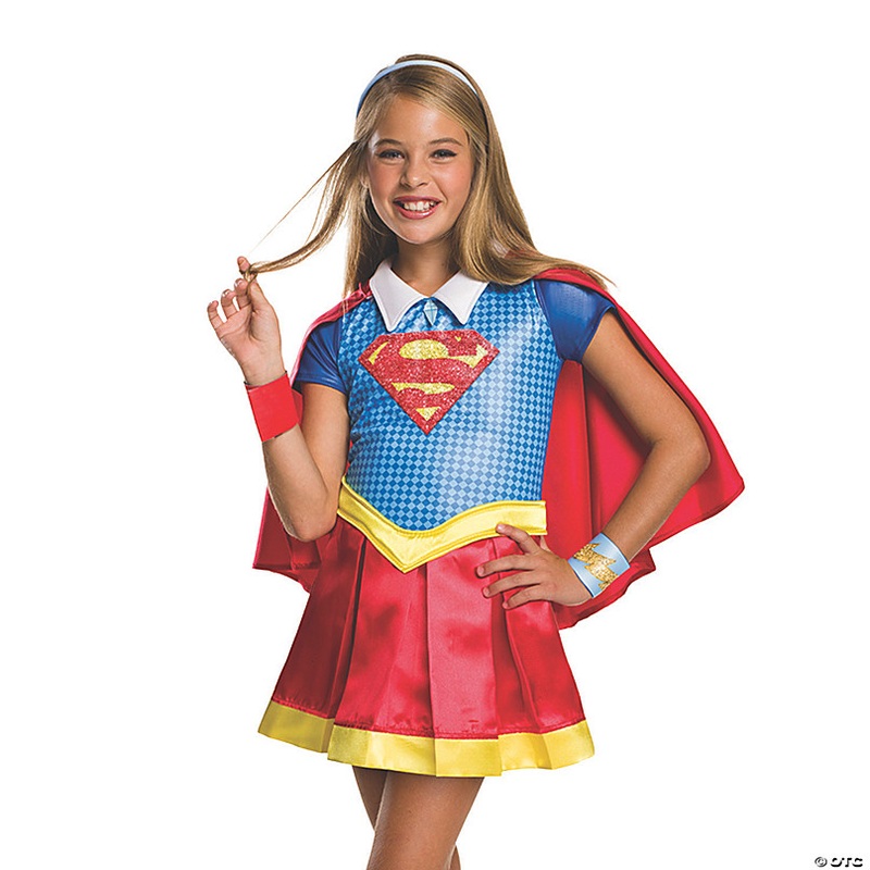 Girl's Deluxe DC Superhero Girls Supergirl Costume