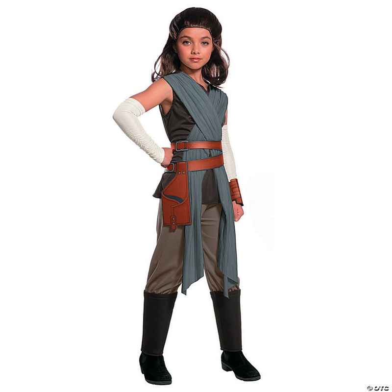 Girl's Deluxe Star Wars Episode VIII: The Last Jedi Rey Costume