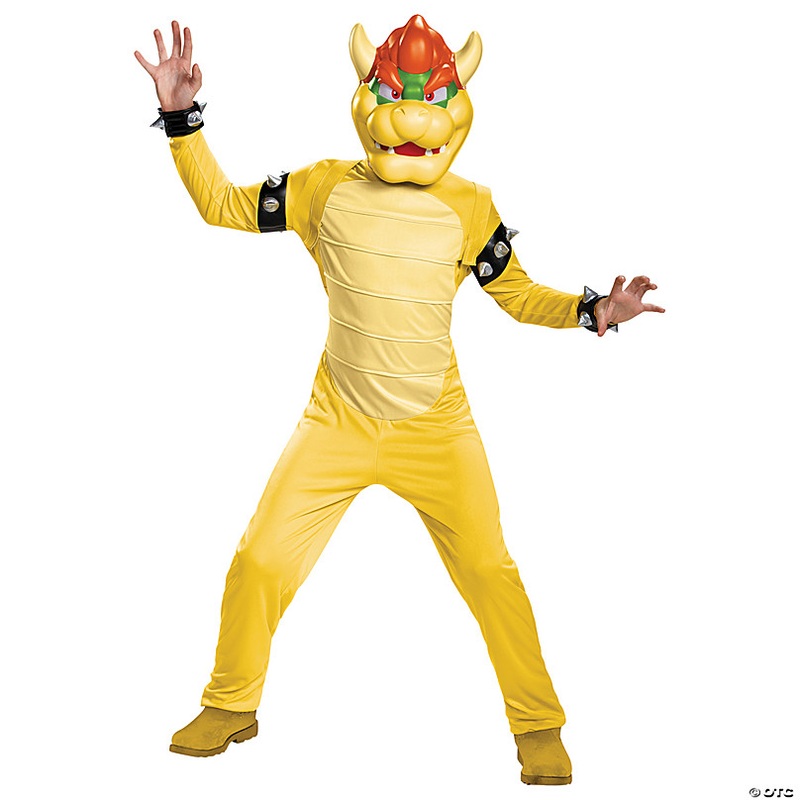 Kids Deluxe Super Mario Bros. Bowser Jumpsuit Costume