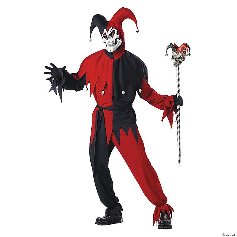 Men's Deluxe Evil Jester Costume