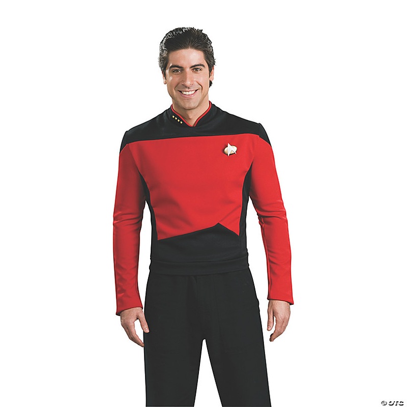 Men's Deluxe Star Trek: The Next Generation Commander Uniform Costume