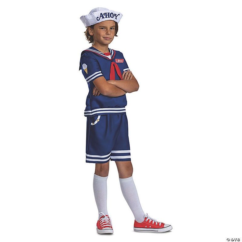 Tween Classic Stranger Things Steve Scoops Ahoy Costume