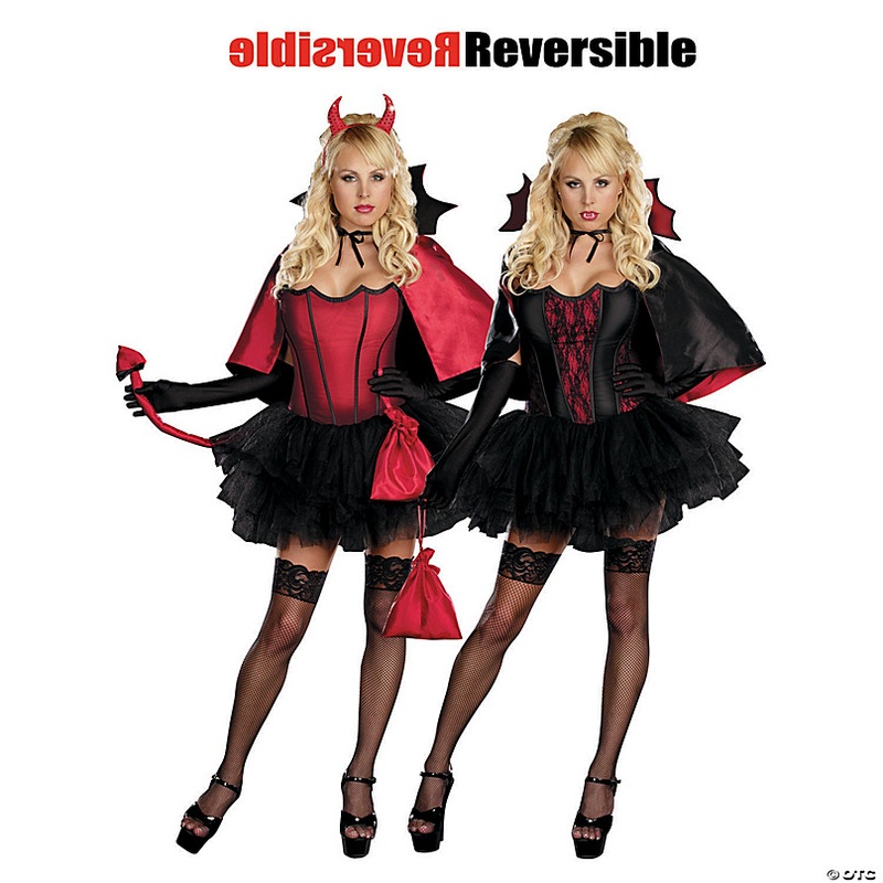 Womens Devils Night with Bite Costume