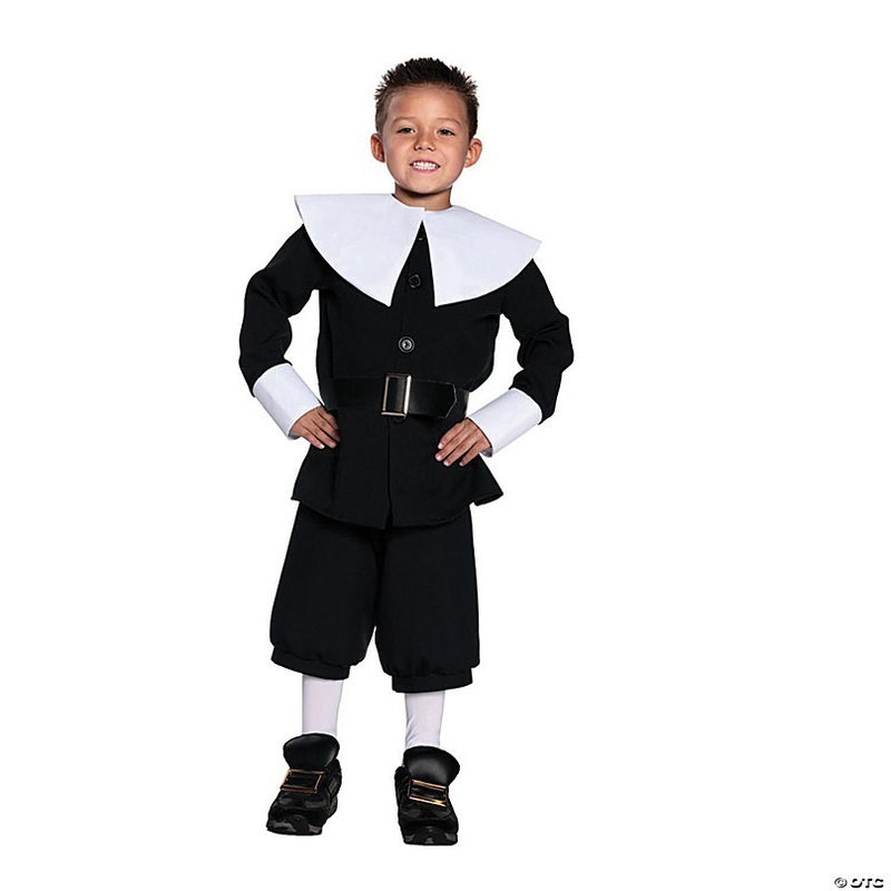Boy's Deluxe Pilgrim Costume