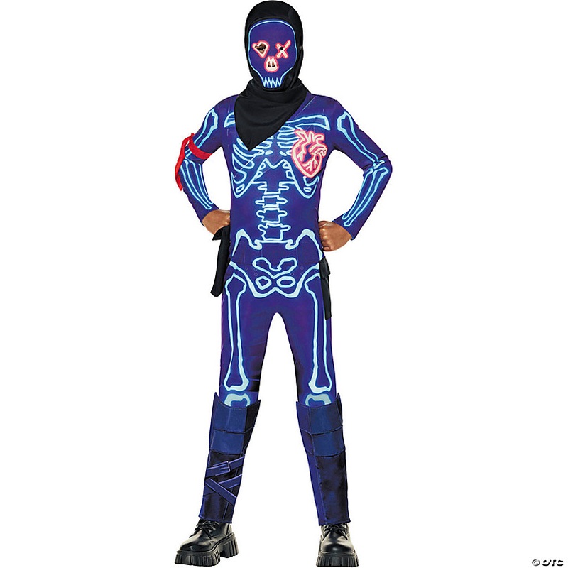 Kids Fortnite Polyester Jumpsuit Party Trooper Costume