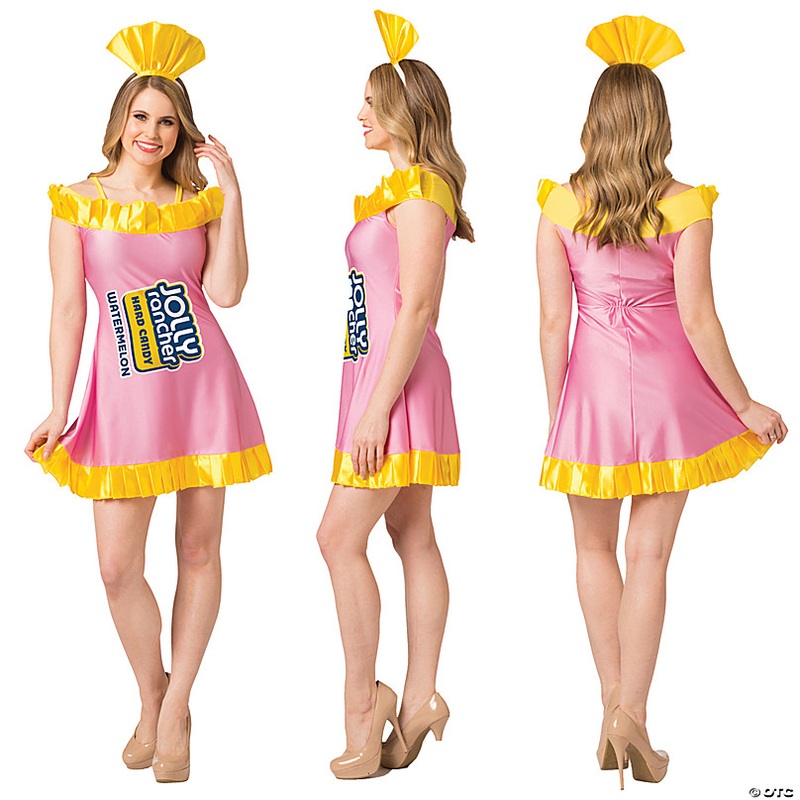 Women's Watermelon Jolly Rancher Dress Costume