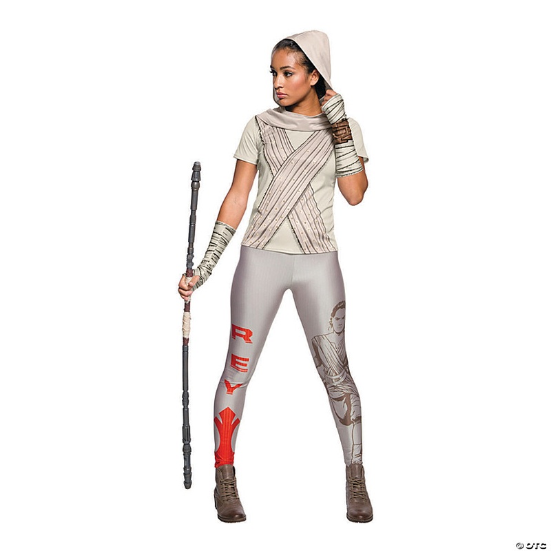 Womens Rhinestone Rey Costume T-Shirt