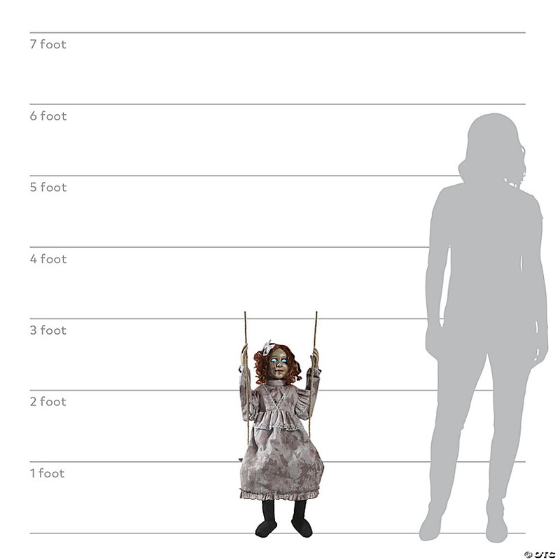 Animated Swinging Decrepit Doll