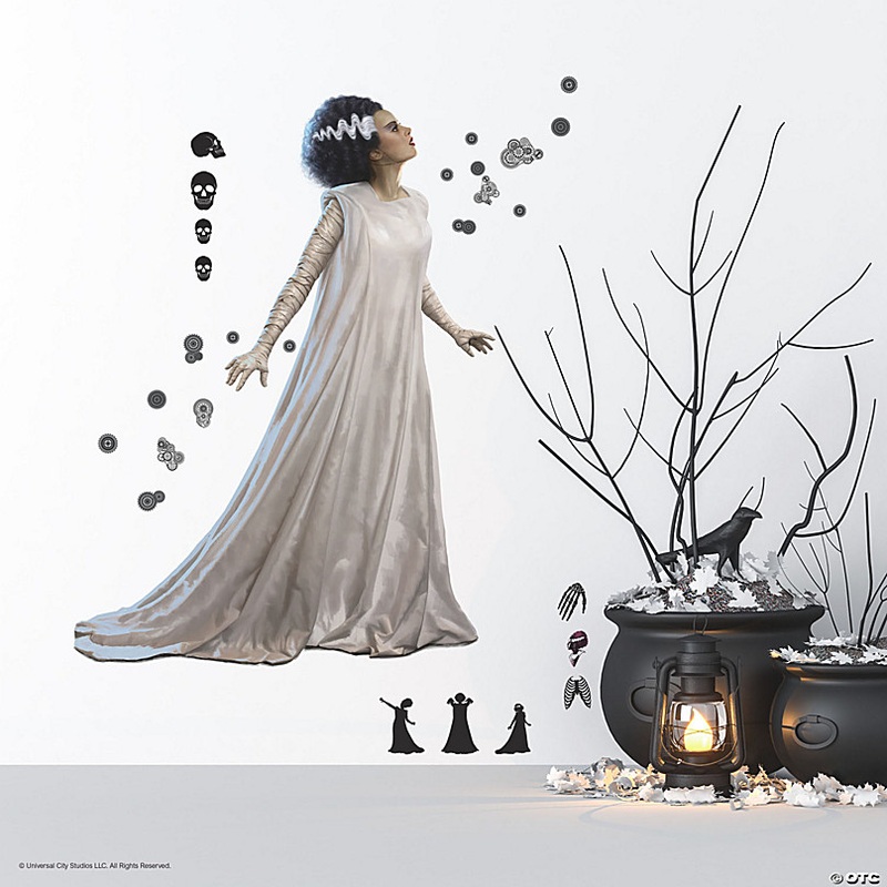 Classic Monsters Bride Of Frankenstein Giant Peel & Stick Wall Decals by RoomMates
