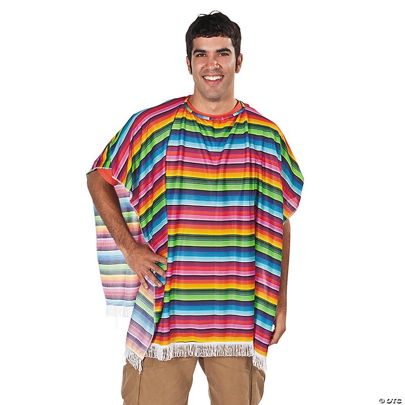 Fun Fiesta Ponchos - 12 Pc.