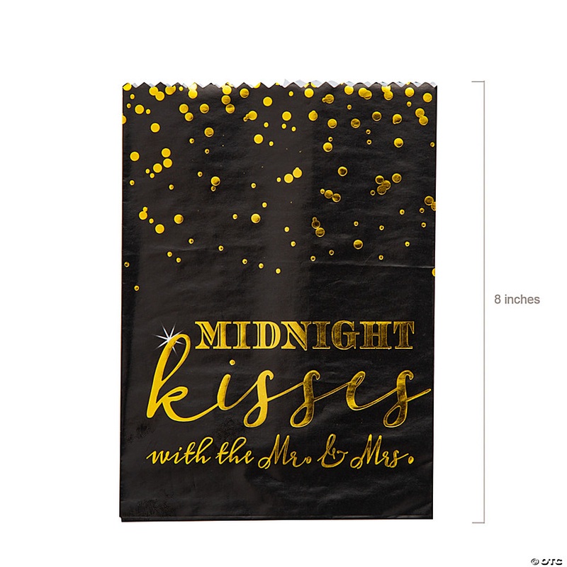 Midnight Kisses Treat Bags - 12 Pc.