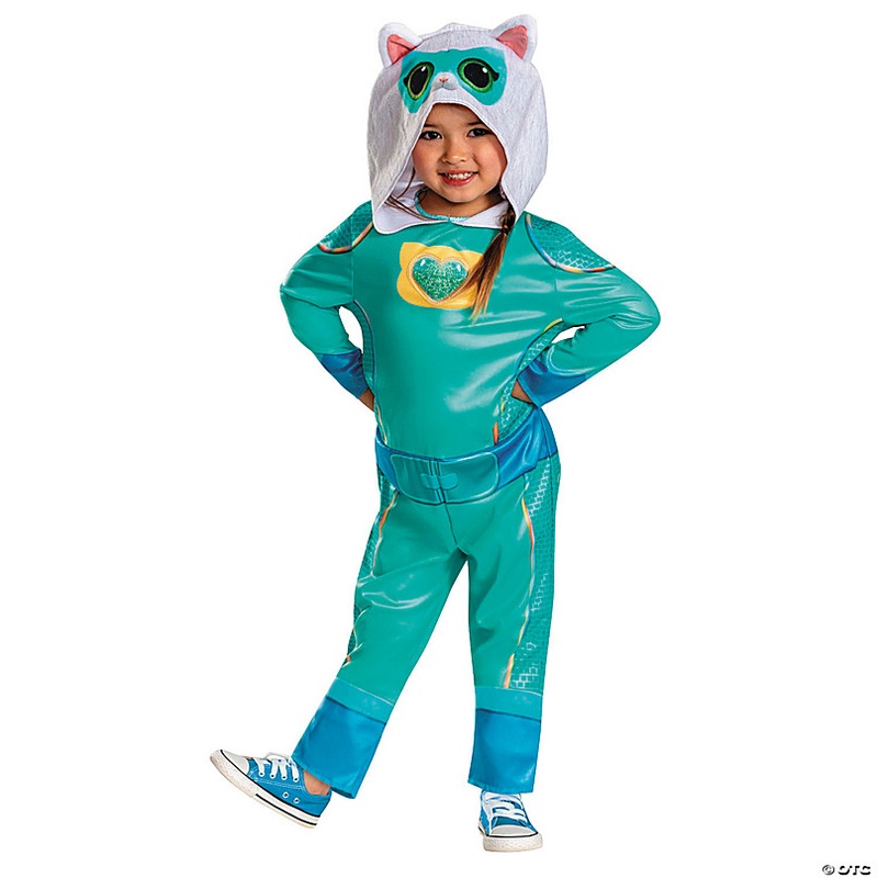 Toddler Classic SuperKitties Bitsy Hooded Jumpsuit Costume