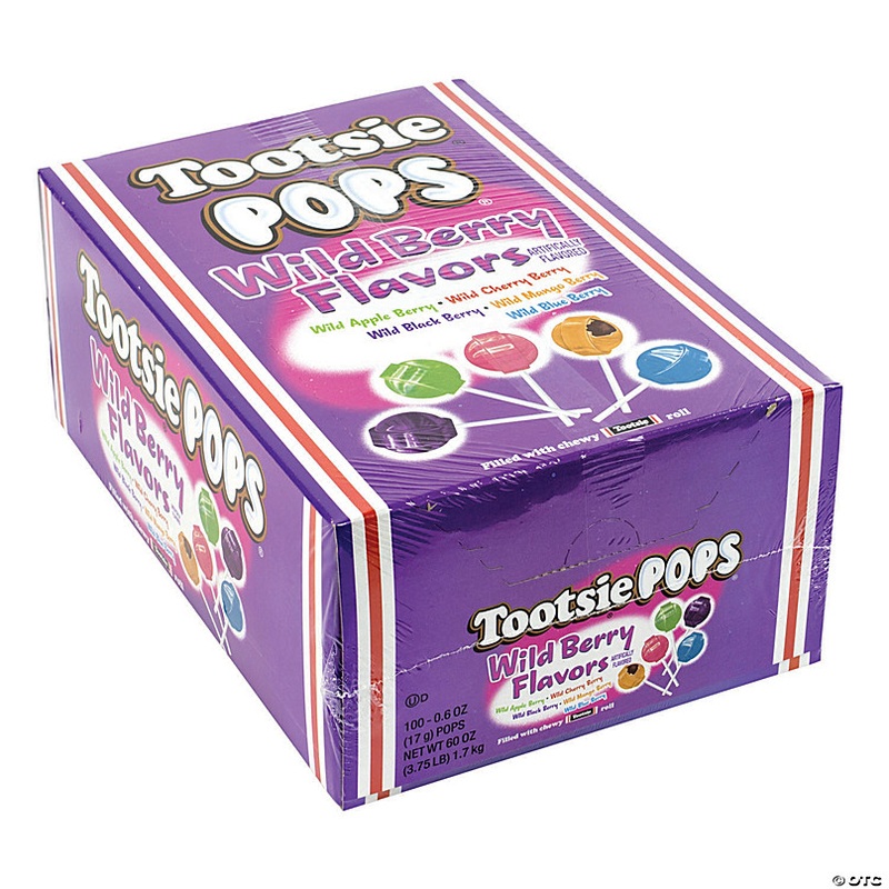 Tootsie Pops Wild Berry, 100 Count