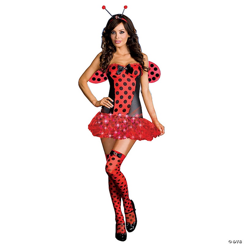 Women's Light Me Up Ladybug Costume