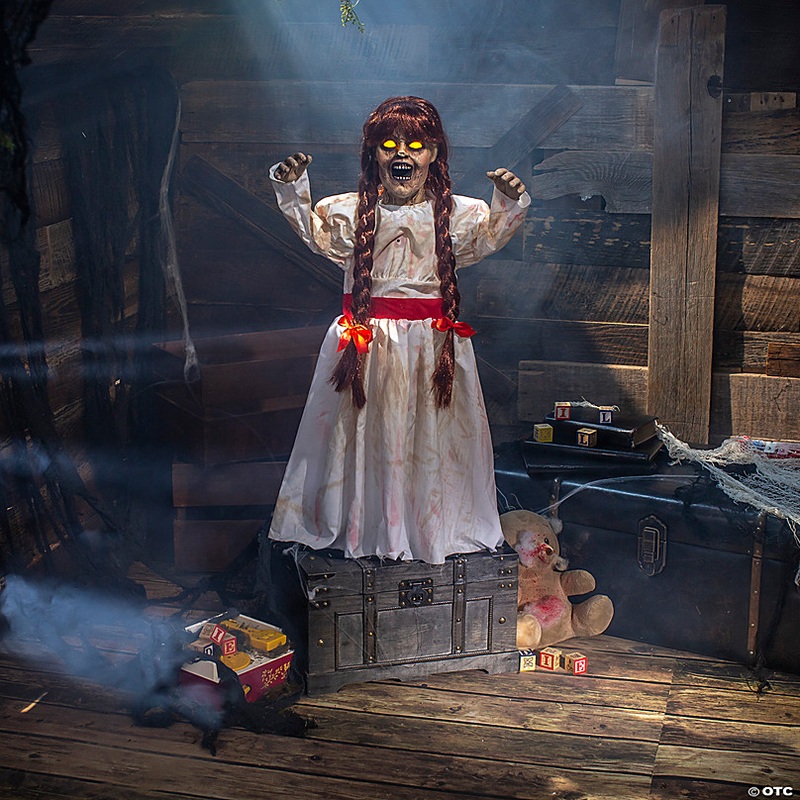 32 Grim Girl Talking Doll Decoration