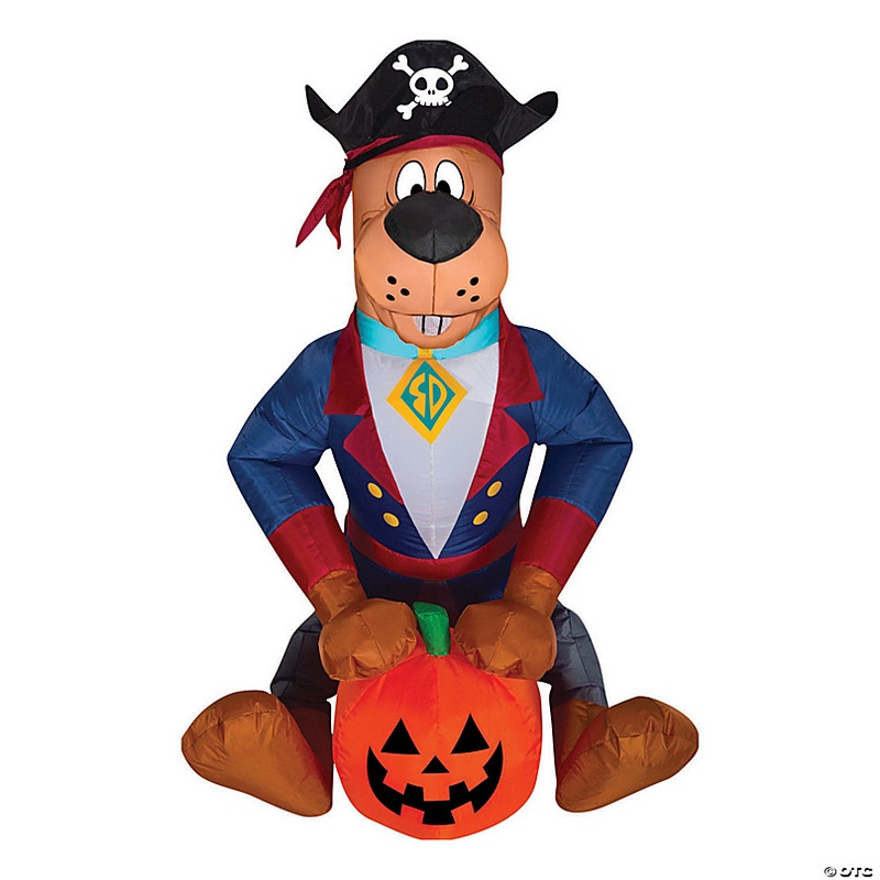 35 Airblown Inflatable Scooby Doo! Pirate Outdoor Yard Decoration