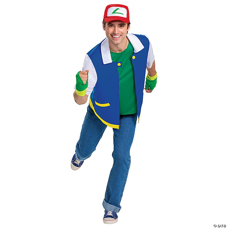 Adults Classic Pokmon Master Ash Ketchum Costume