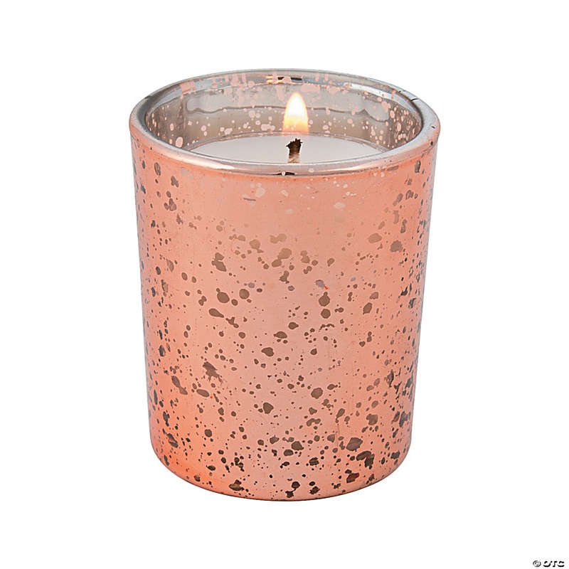 Bulk 36 Pc. Copper Mercury Glass Votive Candle Holders