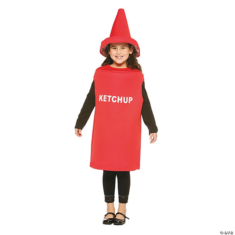 Kids Ketchup Costume - Medium